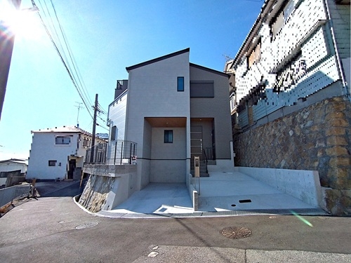 神戸市須磨区板宿町 新築一戸建外観写真